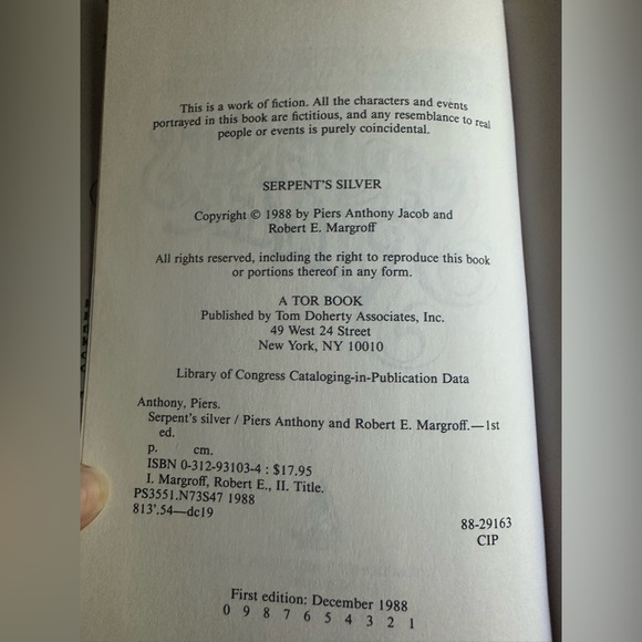 The Shadow Over F (Kelvin of Rud #2) Piers Anthony Robert E. Margroff HC 1st Ed. - Picture 2 of 3